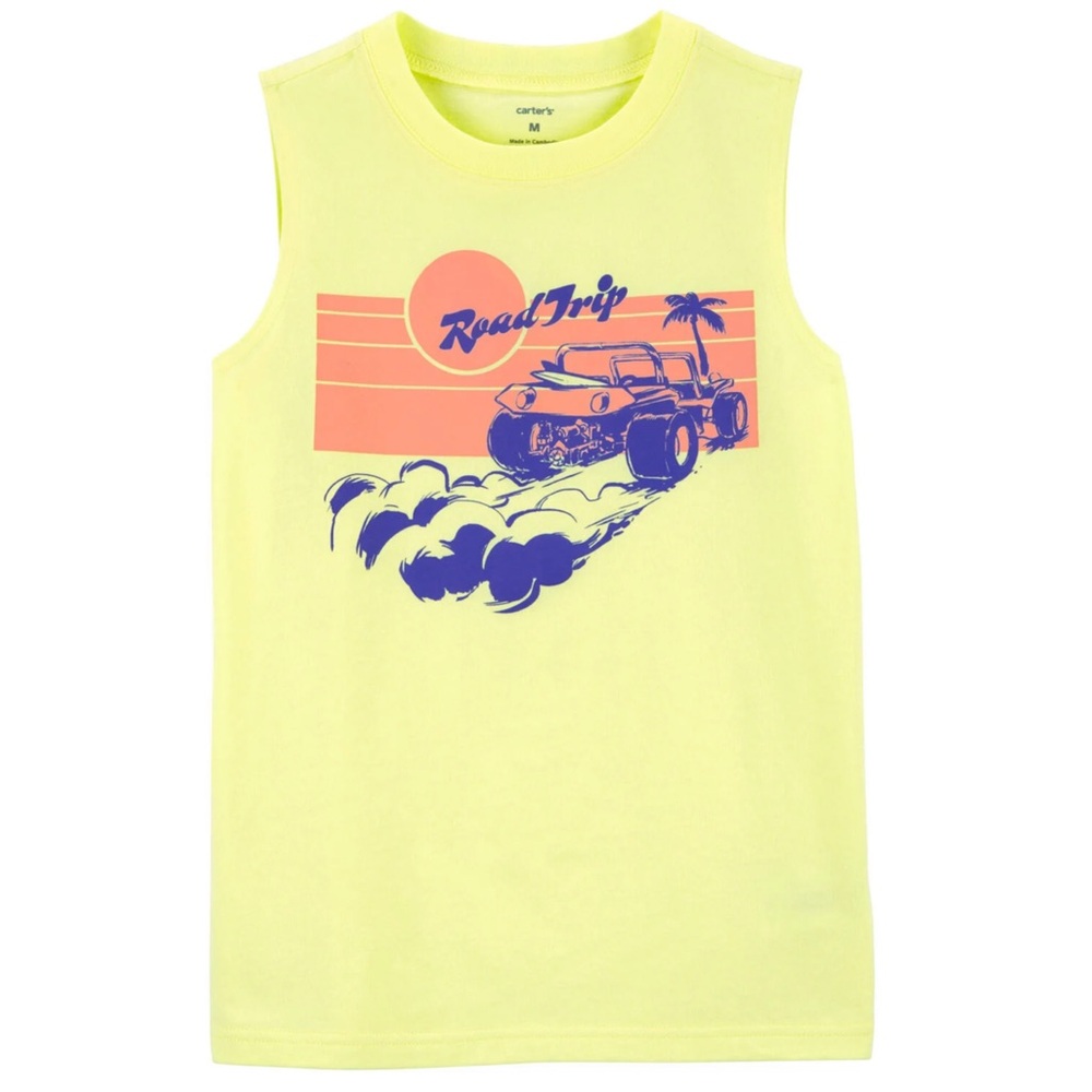 Carter’s Boys Dune Buggy Road Trip Beach Tank Top Tee Shirt